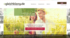 Desktop Screenshot of gleichklang.de