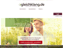 Tablet Screenshot of gleichklang.de